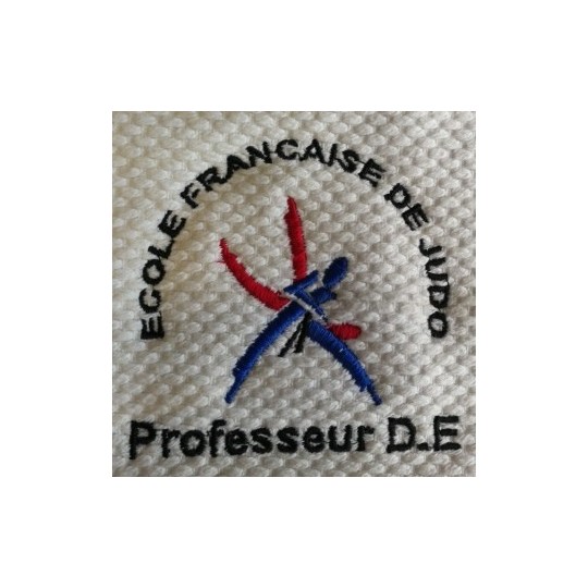 Broderie Professeur de judo diplômé d'Etat