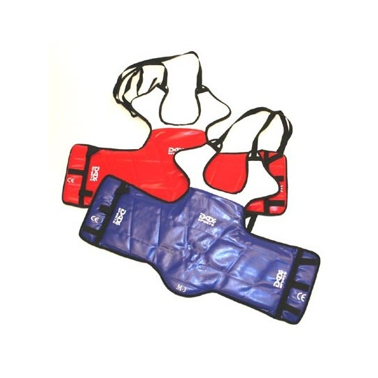 Plastron Taekwondo réversible BLEU/ROUGE