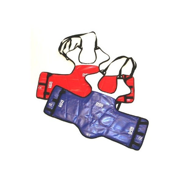 Plastron Taekwondo réversible BLEU/ROUGE