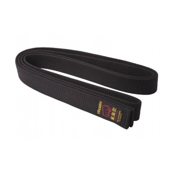 Ceinture noire TOKAIDO frabriquée au JAPON