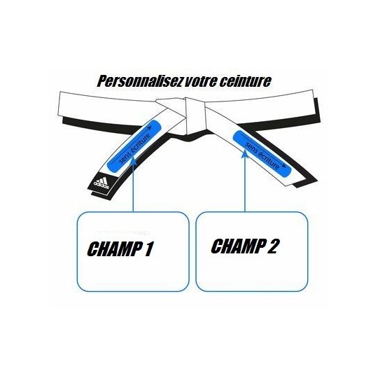 BRODERIE SUR CEINTURE