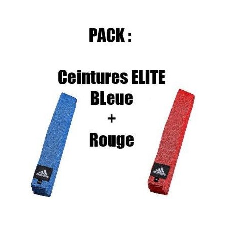 Pack Ceintures Elite Adidas