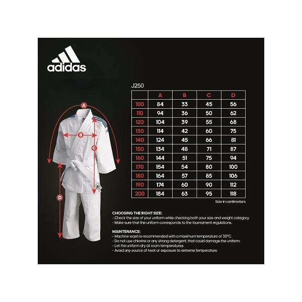 Judogi Adidas micro grain de riz