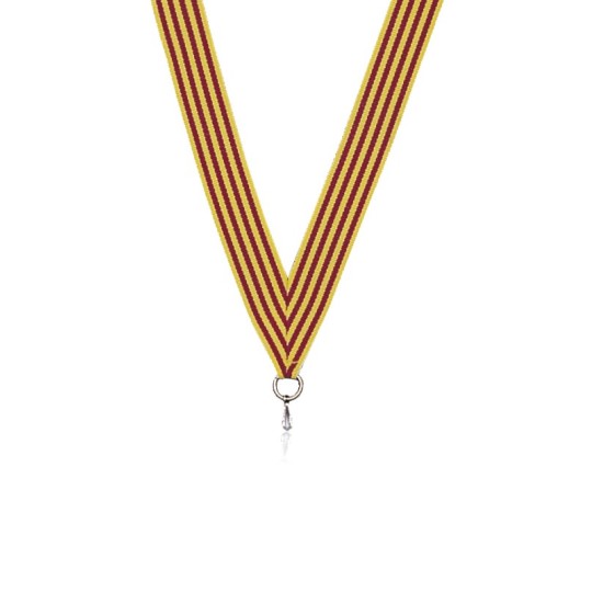 Ruban Rouge/Jaune/Rouge